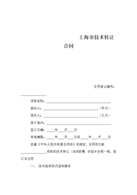 解碼“上海市技術(shù)轉(zhuǎn)讓合同.doc” 知識產(chǎn)權(quán)轉(zhuǎn)化的法律基石與實(shí)踐洞察